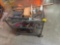 Metal shop cart with contents
