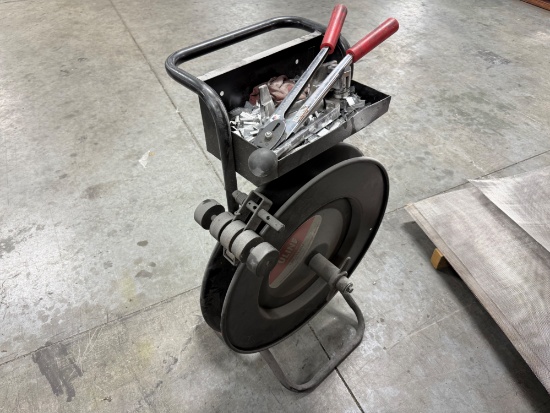 2" Steel Strapping Kit - Strap, Cart, and Tools
