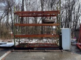 Metal industrial shelves