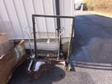 Metal cart and rack