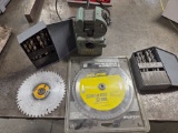 Drill doctor, drill bits, saw blades