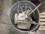 Scrap stainless steel bin