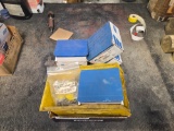 Sand paper and miscellaneous stainless steel fittings