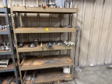 Metal racks and contents