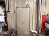 Metal cabinet and contents