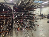 Large metal sorting rack