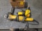 Wagner heat gun, DeWalt grinder