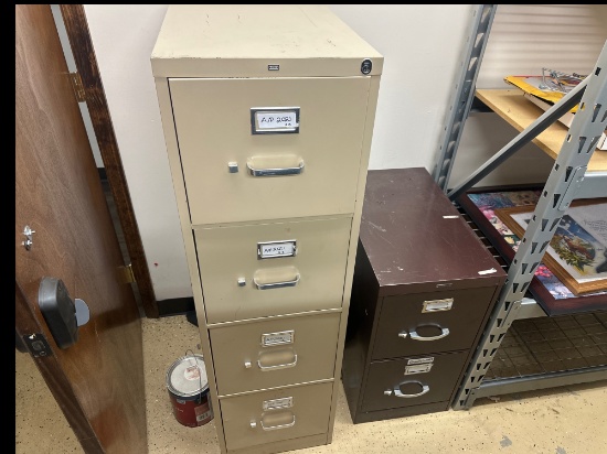 4-Drawer and 2- Drawer File Cabinet