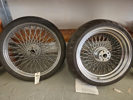 Motorcycle wheels and tires