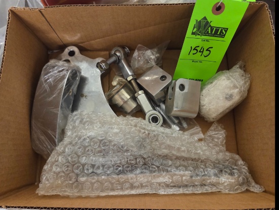 Miscellaneous chrome motorcycle parts
