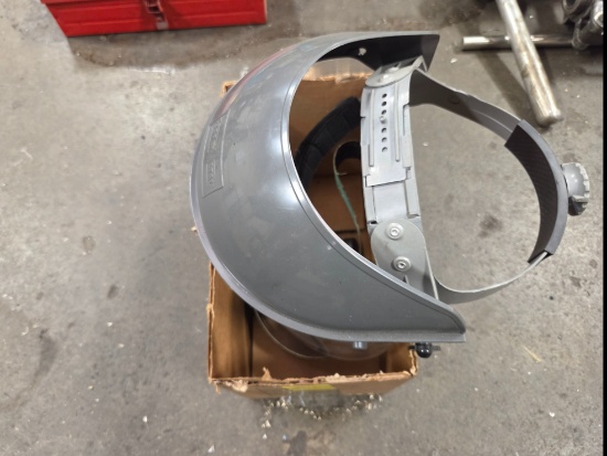 Face shield, sand paper and more