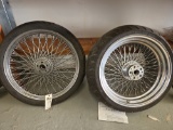 Motorcycle wheels and tires