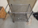 Metal rolling cart