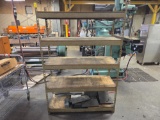 Metal rack and contents