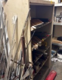 Beige shelving rack