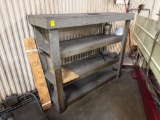 Wooden shelves