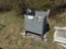 Metal tub with contents