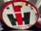 International Harvester metal sign