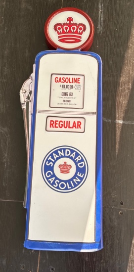 Metal Standard gas light up sign