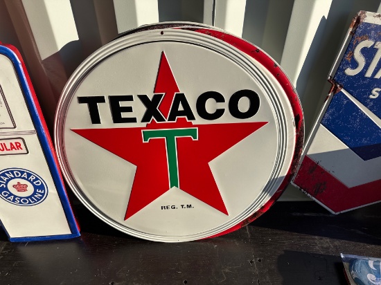 Texaco Metal Sign