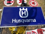 Husqvarna Light up Aluminum Sign