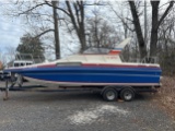 1985 25' Baja Boat With 350 Chevy 4 Barrel & 1985 Marion Trailer