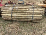 TREATED POSTS 4â€-5â€ x 7 1/2â€™ -60 Per Bundle