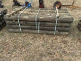 TREATED POST  6â€ X 8â€™ -28 Per Bundle