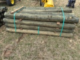 TREATED POST  6â€ X 8â€™ -28 Per Bundle