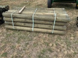 TREATED POST  6â€ X 8â€™ -28 Per Bundle