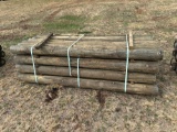 TREATED POST  6â€ X 8â€™ -28 Per Bundle