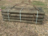 TREATED POST  6â€ X 8â€™ -28 Per Bundle