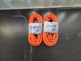 Lot of 2 50' Outdoor/indoor extension cords