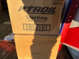 Pyrol Staring fluid and Service pro Carburetor Cleaner