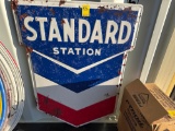 Standard Station metal sign