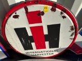 International Harvester metal sign