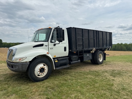 2002 International 4300 Stake Body Dump Truck