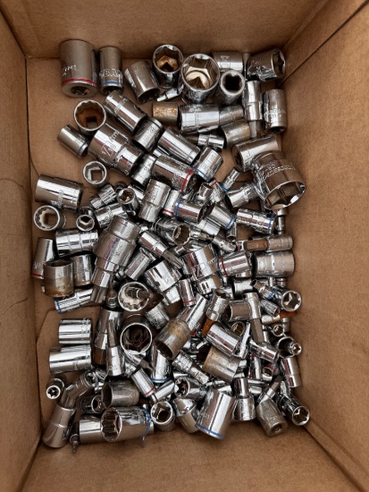 Box lot slam full of sockets
