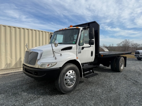2007 International 4400 Flatbed Dump Truck