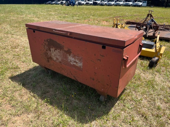 Red metal Job Box
