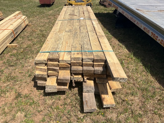 56 piece lot of 2â€ x 5 1/2â€ x 12â€™ lumber