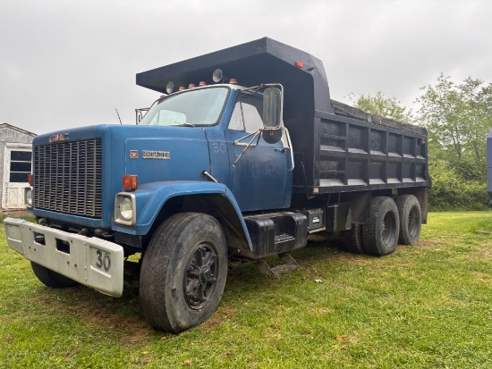 1985 GMC Brigadier Dump Truck - BEING SOLD OFF SITE-NEEDS INJECTOR PUMP