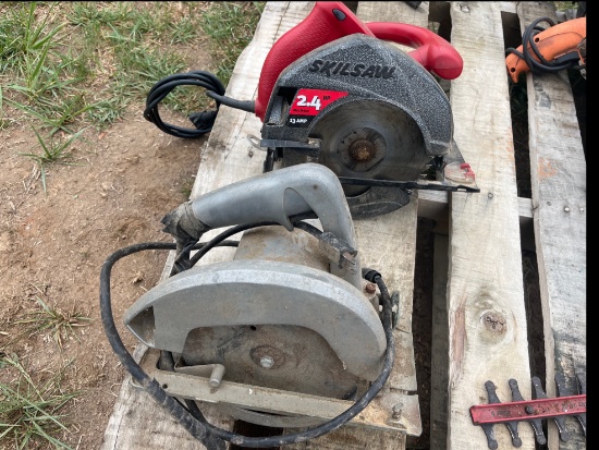 SkilSaw & unbranded circular saw