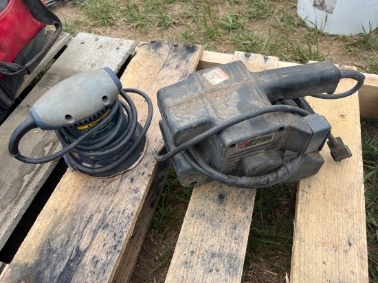 Skil belt sander & Chicago orbital sander