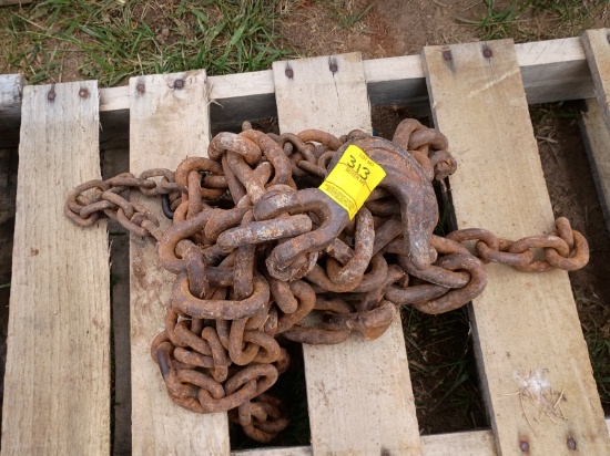 Large chain with hooks