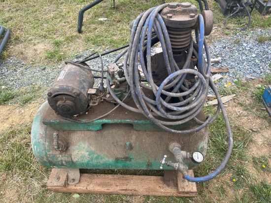 Vintage Quincy Compressor with Wagner Electric motor