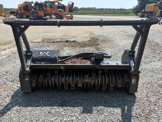 Shearex Brush Cutter Mulching Head Skid Steer Attachment