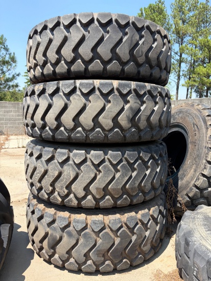 Set of Four Triangle TB516 20.5R25 Tires all with Wheels