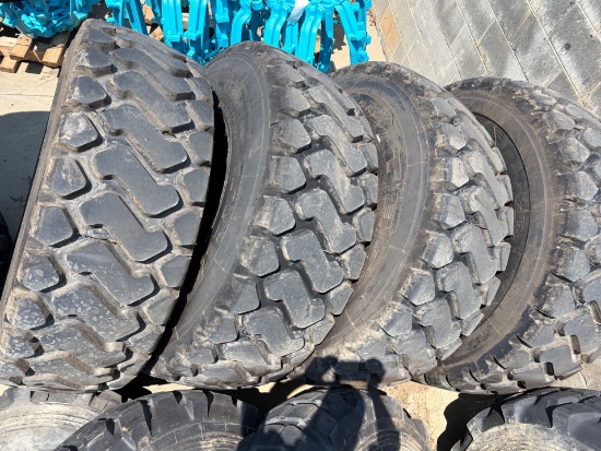 Set of Four Triangle 20.5R25 Tires Only