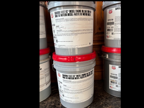 Lot of two 5 gallon Phillips 66 MP Gear Lube SAE 80W90